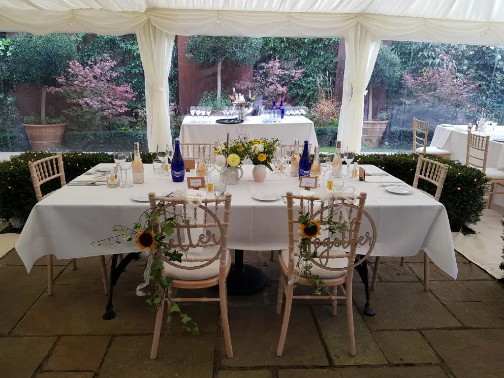 Wedding marquee