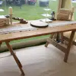 furniture rustic trestle table